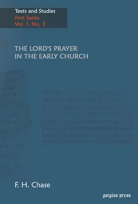 Chase |  The Lord's Prayer in the Early Church | eBook | Sack Fachmedien