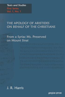 Adams |  The Apology of Aristides on behalf of the Christians | eBook | Sack Fachmedien
