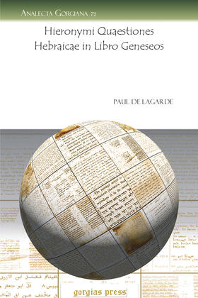 Lagarde |  Hieronymi Quaestiones Hebraicae in Libro Geneseos | eBook | Sack Fachmedien