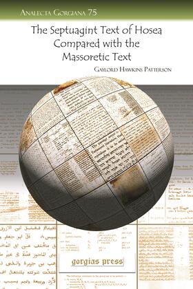 Patterson |  The Septuagint Text of Hosea Compared with the Massoretic Text | eBook | Sack Fachmedien