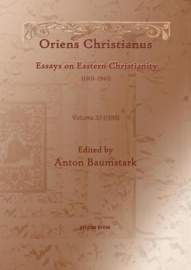 Baumstark |  Oriens Christianus (1901-1941) | eBook | Sack Fachmedien