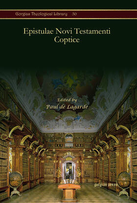 Lagarde |  Epistulae Novi Testamenti Coptice | eBook | Sack Fachmedien