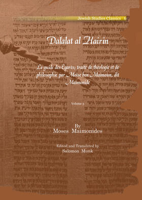 Maimonides / Munk |  Dalalat al Hairin | eBook | Sack Fachmedien