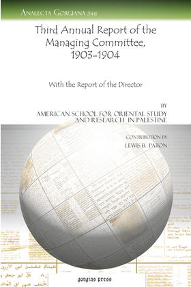  Third Annual Report of the Managing Committee, 1903–1904 | eBook | Sack Fachmedien