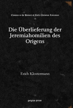 Klostermann |  Die Überlieferung der Jeremiahomilien des Origens | eBook | Sack Fachmedien