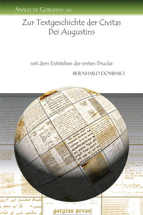 Dombart |  Zur Textgeschichte der Civitas Dei Augustins | eBook | Sack Fachmedien