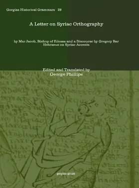 Phillips |  A Letter on Syriac Orthography | eBook | Sack Fachmedien