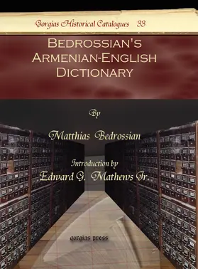 Bedrossian |  Bedrossian's Armenian-English Dictionary | eBook | Sack Fachmedien