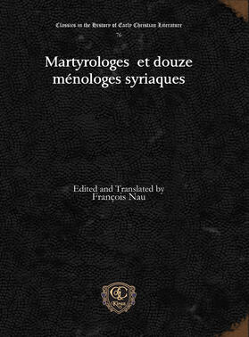 Nau |  Martyrologes et douze ménologes syriaques | eBook | Sack Fachmedien