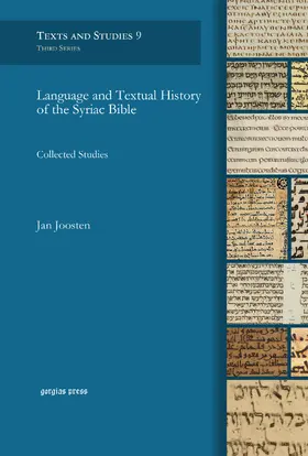 Joosten |  Language and Textual History of the Syriac Bible | eBook | Sack Fachmedien