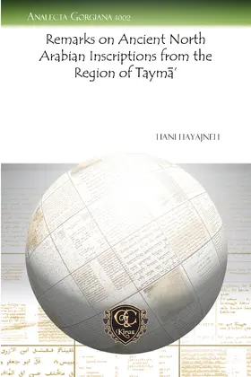 Hayajneh |  Remarks on Ancient North Arabian Inscriptions from the Region of Tayma’ | eBook | Sack Fachmedien