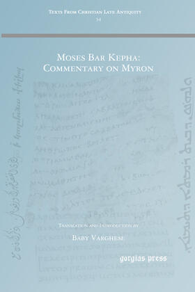 Moses Bar Kepha: Commentary on Myron | E-Book | sack.de