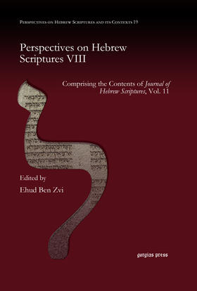 Zvi |  Perspectives on Hebrew Scriptures VIII | eBook | Sack Fachmedien