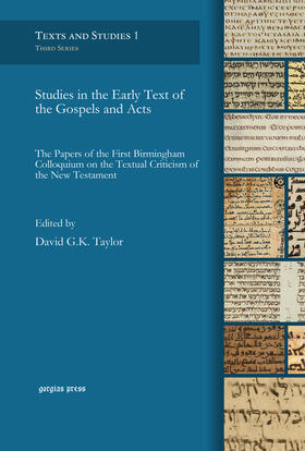 Taylor |  Studies in the Early Text of the Gospels and Acts | eBook | Sack Fachmedien