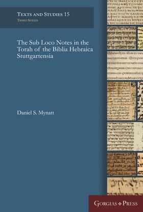  The Sub Loco Notes in the Torah of the Biblia Hebraica Stuttgartensia | eBook | Sack Fachmedien
