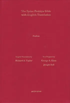 Kiraz / Bali |  The Psalms According to the Syriac Peshitta Version with English Translation | eBook | Sack Fachmedien