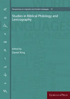 King |  Studies in Biblical Philology and Lexicography | eBook | Sack Fachmedien