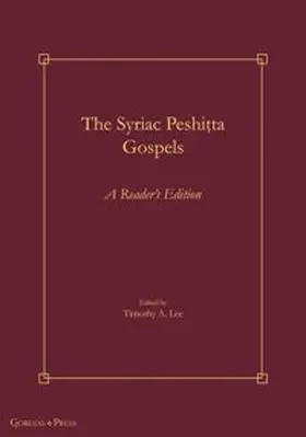 Lee |  The Syriac Peshitta Gospels | eBook | Sack Fachmedien