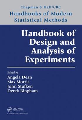 Dean / Morris / Stufken |  Handbook of Design and Analysis of Experiments | Buch |  Sack Fachmedien