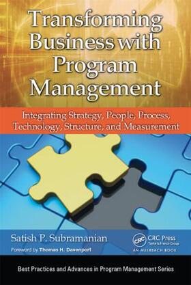 Subramanian |  Transforming Business with Program Management | Buch |  Sack Fachmedien
