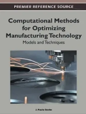 Davim |  Computational Methods for Optimizing Manufacturing Technology | Buch |  Sack Fachmedien