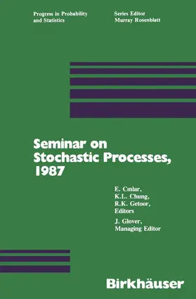 Cinlar / Getoor / Chung |  Seminar on Stochastic Processes, 1987 | Buch |  Sack Fachmedien