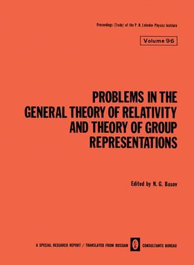 Basov |  Problems in the General Theory of Relativity and Theory of Group Representations | Buch |  Sack Fachmedien
