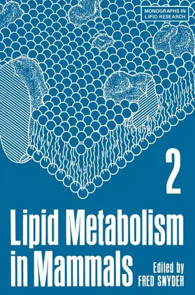 Snyder |  Lipid Metabolism in Mammals | Buch |  Sack Fachmedien