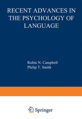 Campbell |  Recent Advances in the Psychology of Language | Buch |  Sack Fachmedien