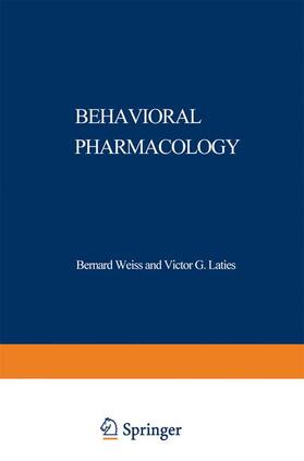 Weiss |  Behavioral Pharmacology | Buch |  Sack Fachmedien