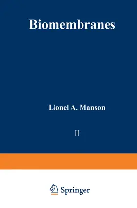 Manson |  Biomembranes | Buch |  Sack Fachmedien