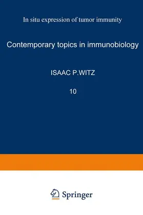 Witz |  In Situ Expression of Tumor Immunity | Buch |  Sack Fachmedien