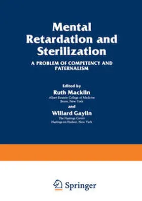 Macklin / Gaylin |  Mental Retardation and Sterilization | eBook | Sack Fachmedien