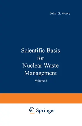 Moore |  Scientific Basis for Nuclear Waste Management | Buch |  Sack Fachmedien