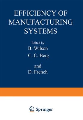 Wilson |  Efficiency of Manufacturing Systems | Buch |  Sack Fachmedien