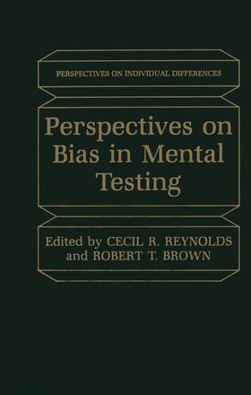 Reynolds |  Perspectives on Bias in Mental Testing | Buch |  Sack Fachmedien
