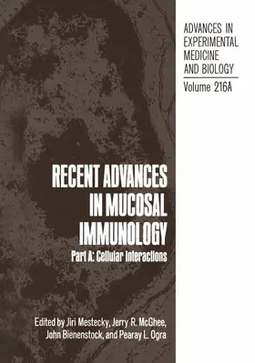 Mestecky / Ogra / McGhee |  Recent Advances in Mucosal Immunology | Buch |  Sack Fachmedien