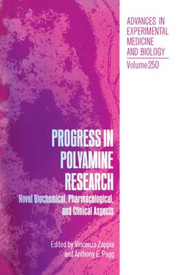 Zappia |  Progress in Polyamine Research | Buch |  Sack Fachmedien