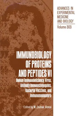 Atassi |  Immunobiology of Proteins and Peptides VI | Buch |  Sack Fachmedien