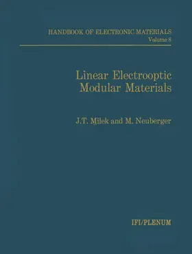 Milek |  Linear Electrooptic Modular Materials | Buch |  Sack Fachmedien