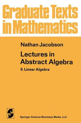 Jacobson |  Lectures in Abstract Algebra | Buch |  Sack Fachmedien