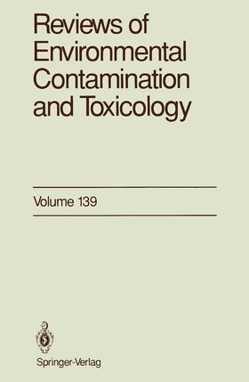 Ware |  Reviews of Environmental Contamination and Toxicology | Buch |  Sack Fachmedien