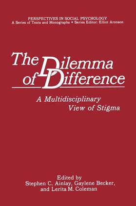 Ainlay / Coleman / Becker |  The Dilemma of Difference | Buch |  Sack Fachmedien