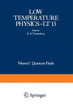 Timmerhaus |  Low Temperature Physics-LT 13 | Buch |  Sack Fachmedien