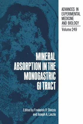 Dintzis |  Mineral Absorption in the Monogastric GI Tract | Buch |  Sack Fachmedien