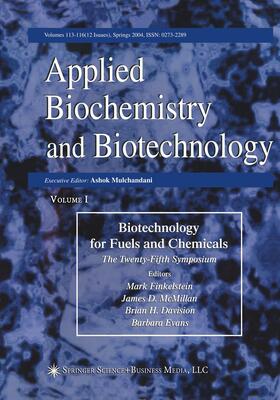 Davison / Finkelstein |  Proceedings of the Twenty-Fifth Symposium on Biotechnology for Fuels and Chemicals Held May 4¿7, 2003, in Breckenridge, CO | Buch |  Sack Fachmedien