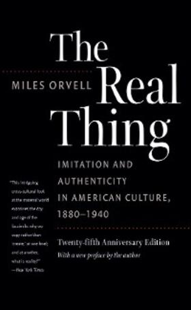 Orvell |  The Real Thing | eBook | Sack Fachmedien