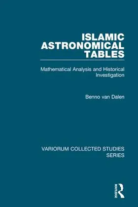 Dalen |  Islamic Astronomical Tables | Buch |  Sack Fachmedien