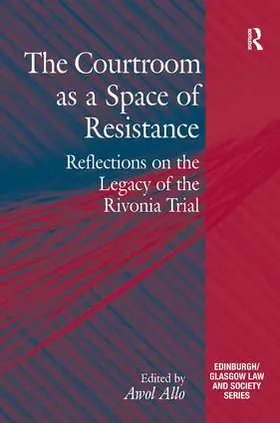 Allo |  The Courtroom as a Space of Resistance | Buch |  Sack Fachmedien