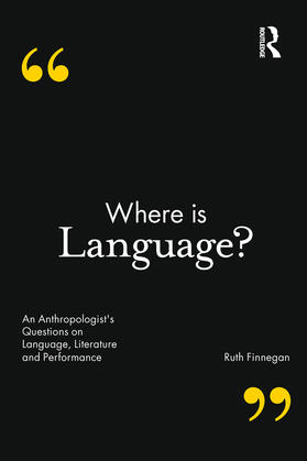 Finnegan |  Where is Language? | Buch |  Sack Fachmedien